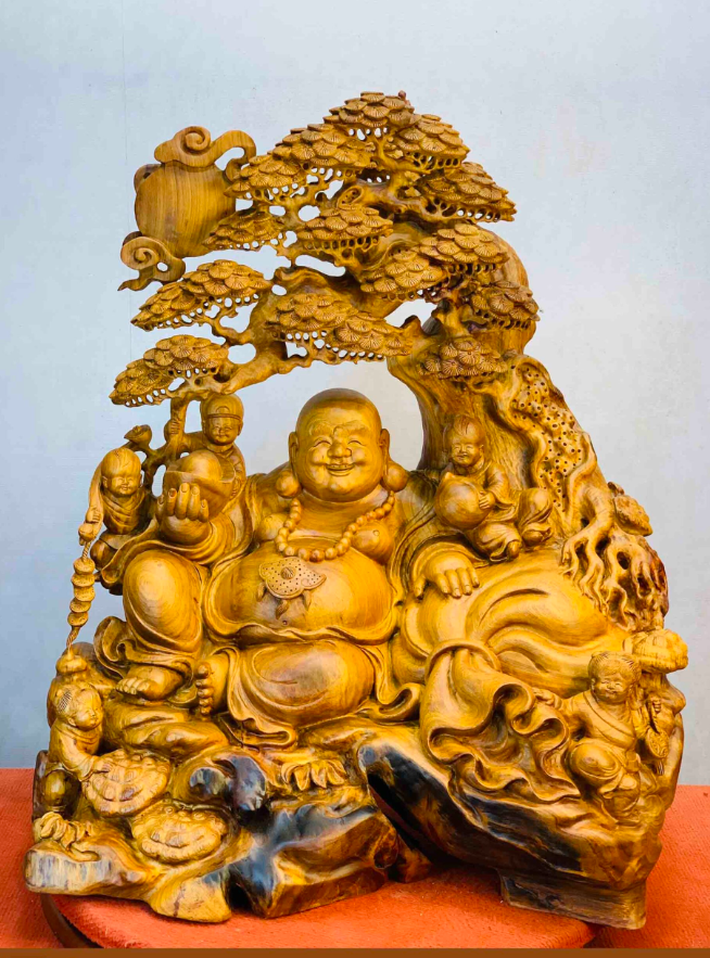 Tượng gỗ Ngũ Phúc Di Lặc Gỗ Hương Ta.png